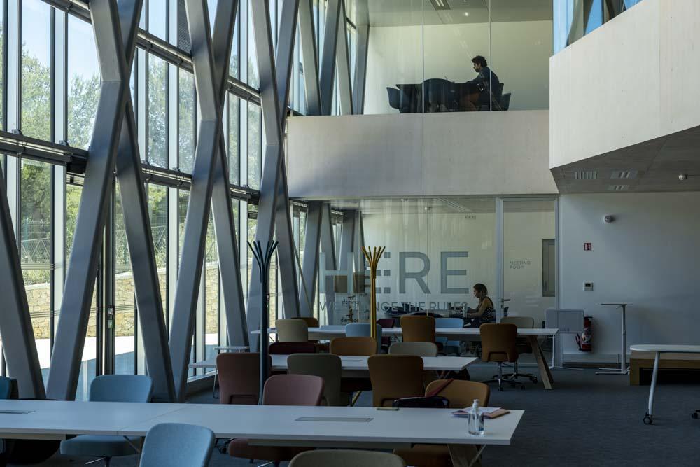 Extension Luminy - vue intérieure Hall