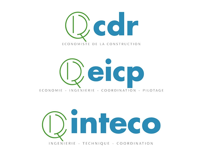 Nouveaux logos du Groupe CDR composé des entités : CDR, EICP et Intéco